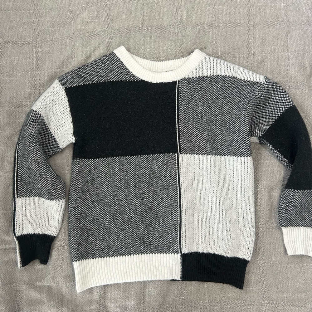Black and White Sweater